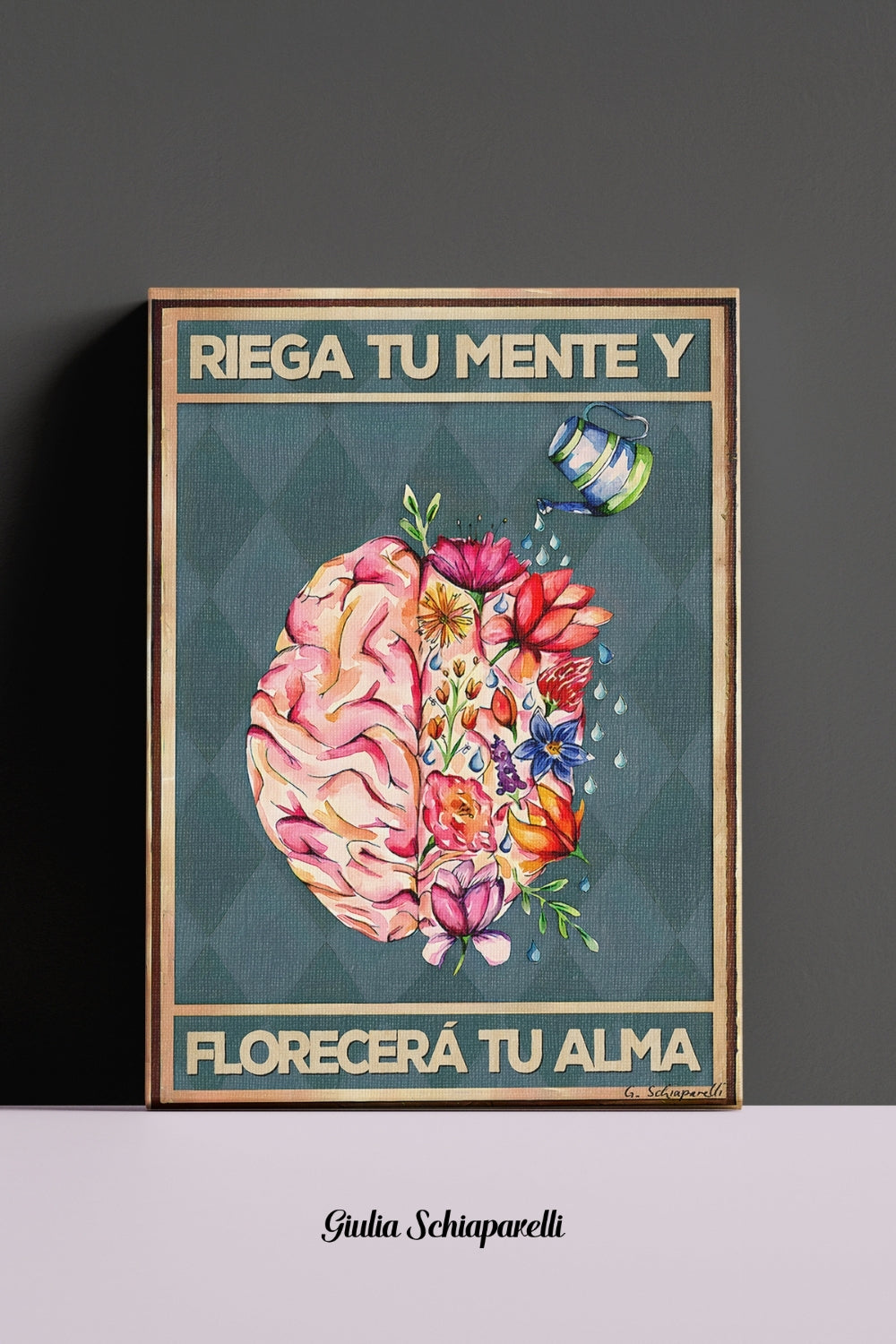 Riega tu mente y florecerá tu alma 