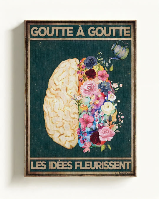 Drop by drop, ideas bloom 