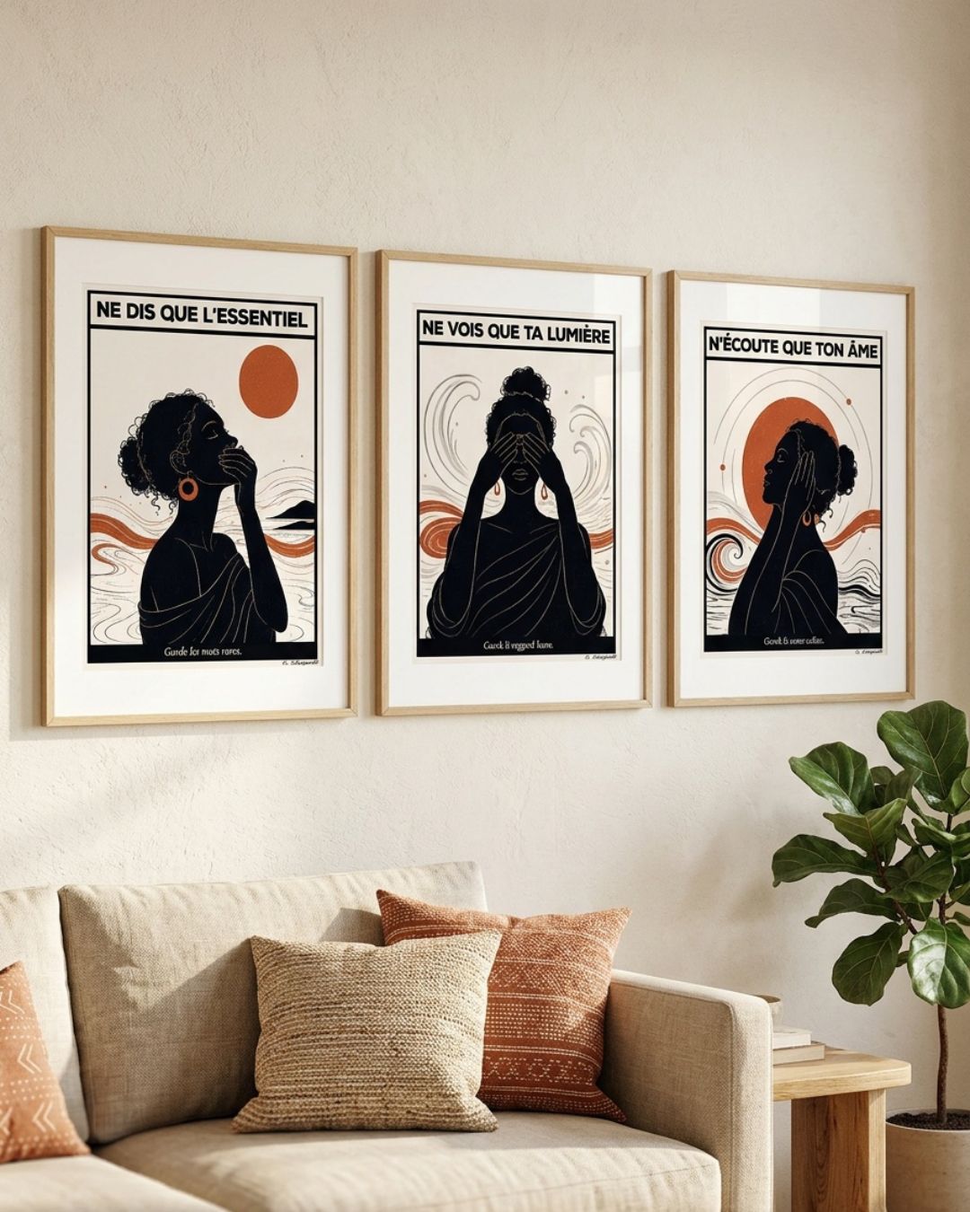Le Retour à Soi - Triptyque complet (2+1 TOILE OFFERTE)