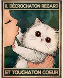 Él decrata un gato y tocó su corazón 