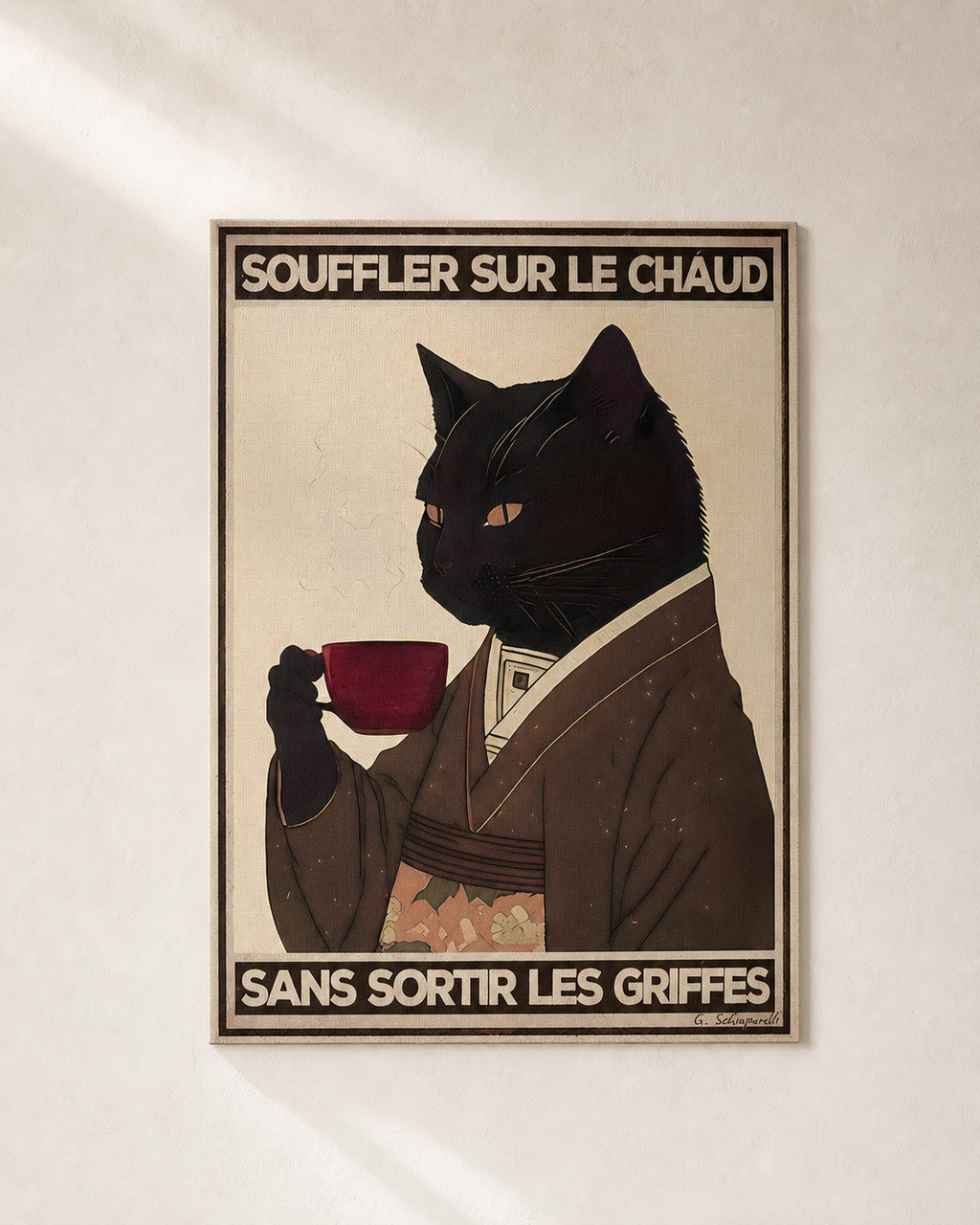 TEST COTON-LIN SANS CADRE — Souffler sur le chaud sans sortir les griffes