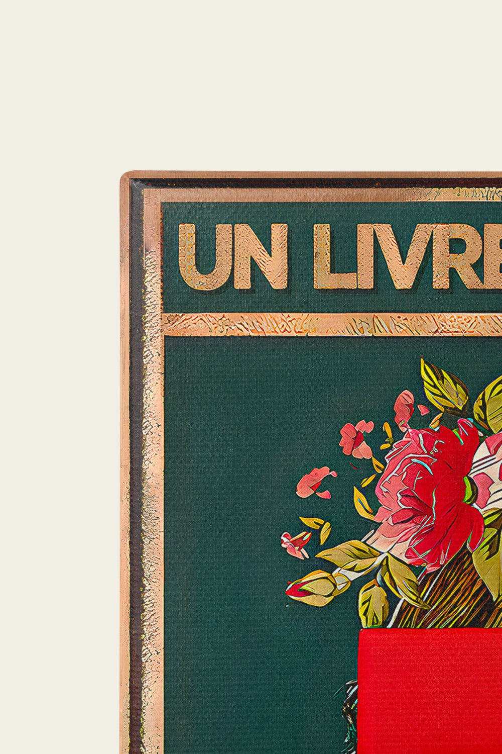 Un libro es una flor que florece en la mente de quien la cultiva 