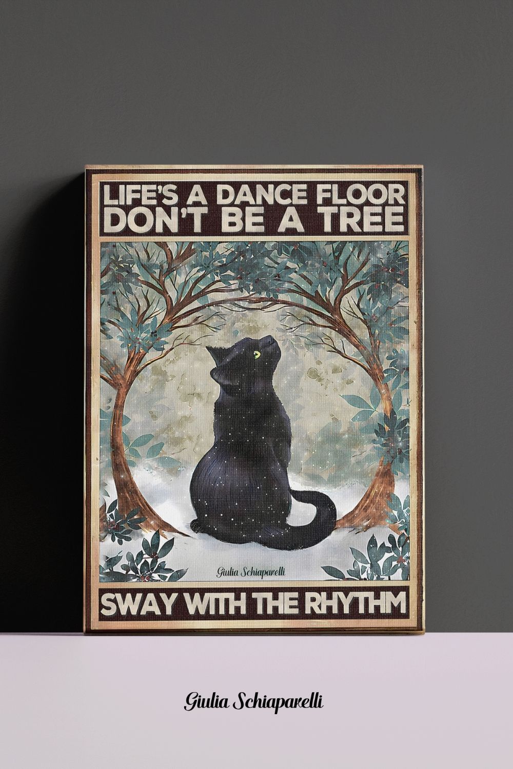 La vida es una pista de baile, no seas un árbol, muévete con el ritmo 