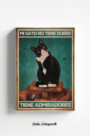 Mi gato no tiene dueño, tiene admiradores 