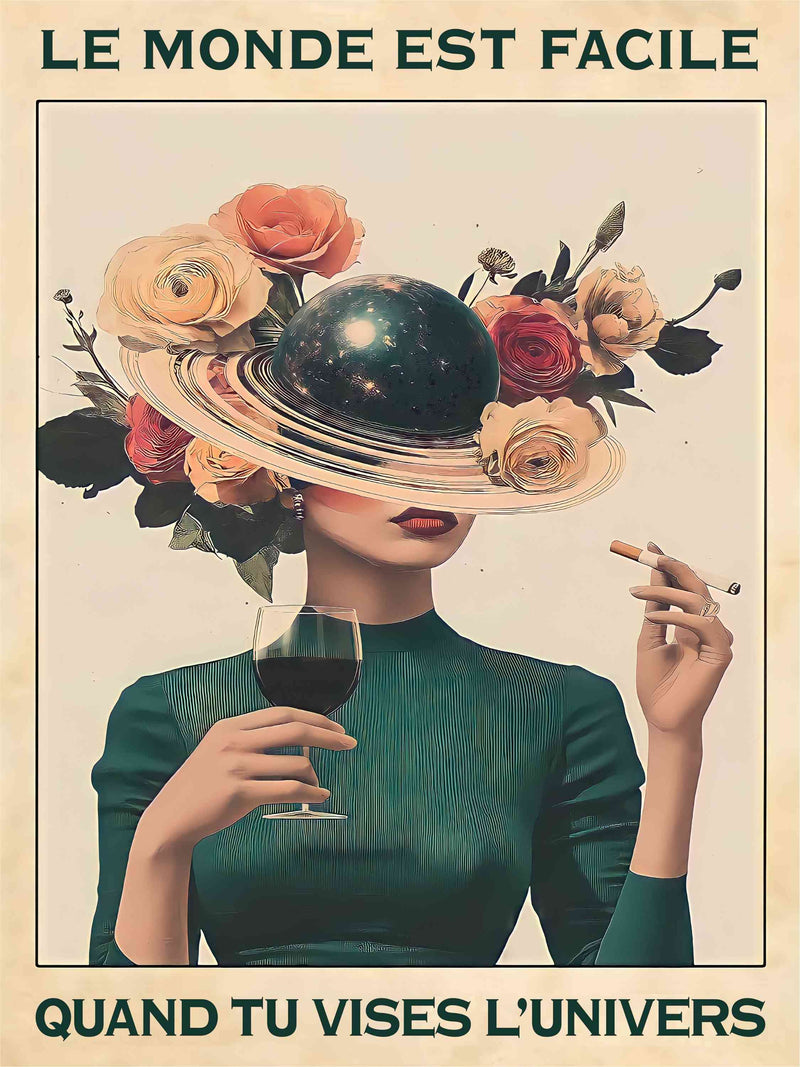 Die Welt ist einfach, wenn du das Universum anvisierst 