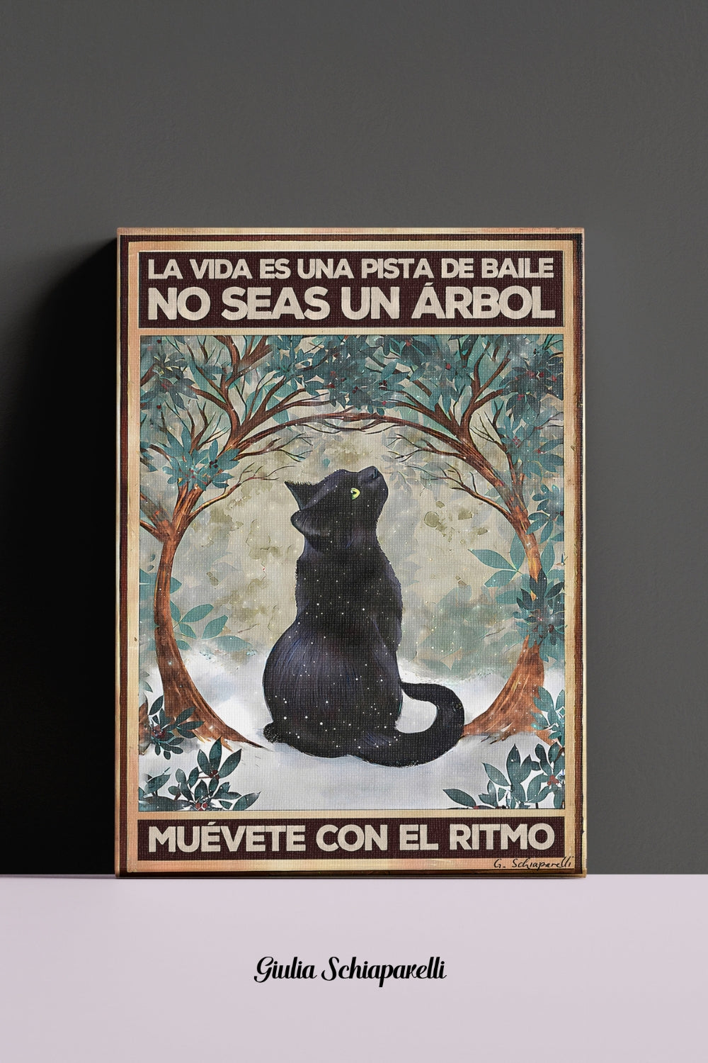 La vida es una pista de baile. No seas un árbol, muévete con el ritmo 