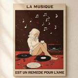 TEST COTON-LIN SANS CADRE — La musique est un remède pour l’âme