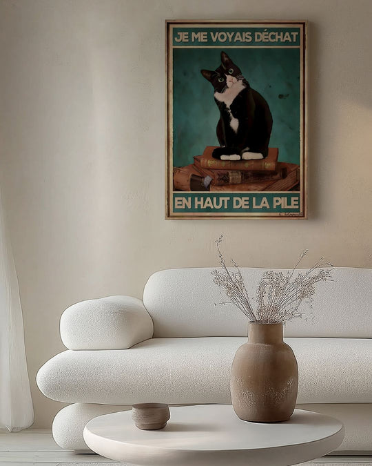 Je me voyais déchat en haut de la pile