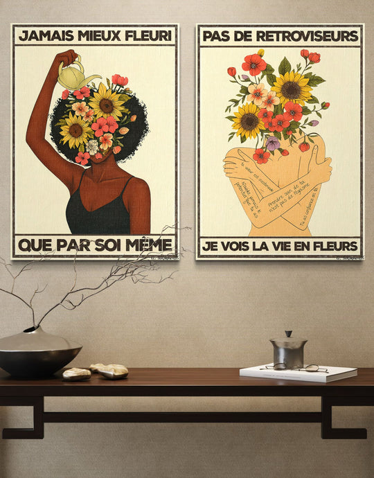 Sin retrovisores, veo la vida en flores 