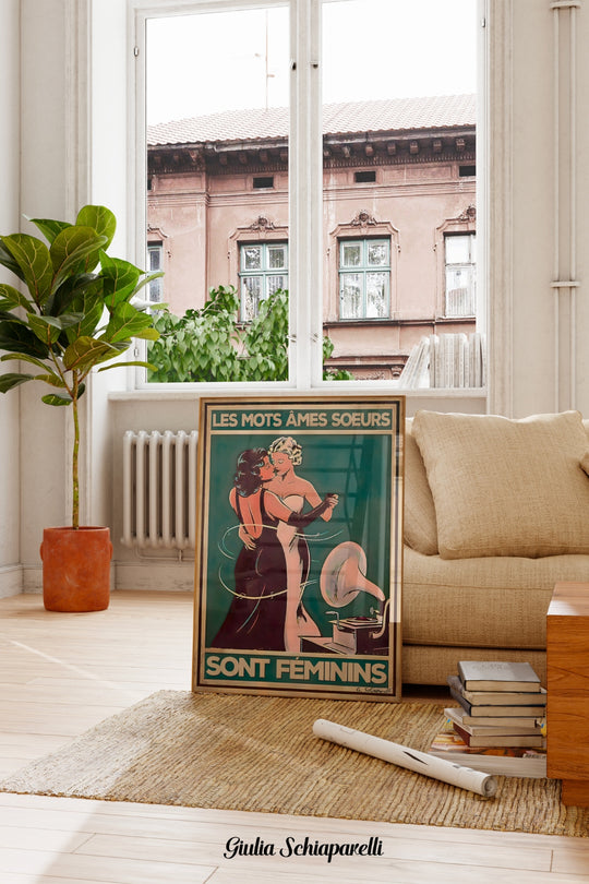 Die Worte Seelenverwandte sind feminin 
