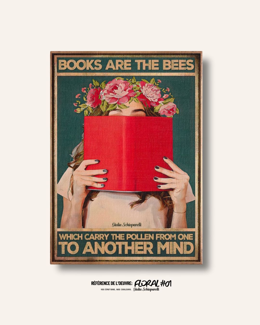Los libros son las abejas que llevan el polen de una mente a otra 