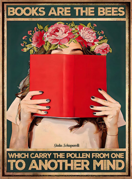 Books are the bees which carry the pollen from one to another mind