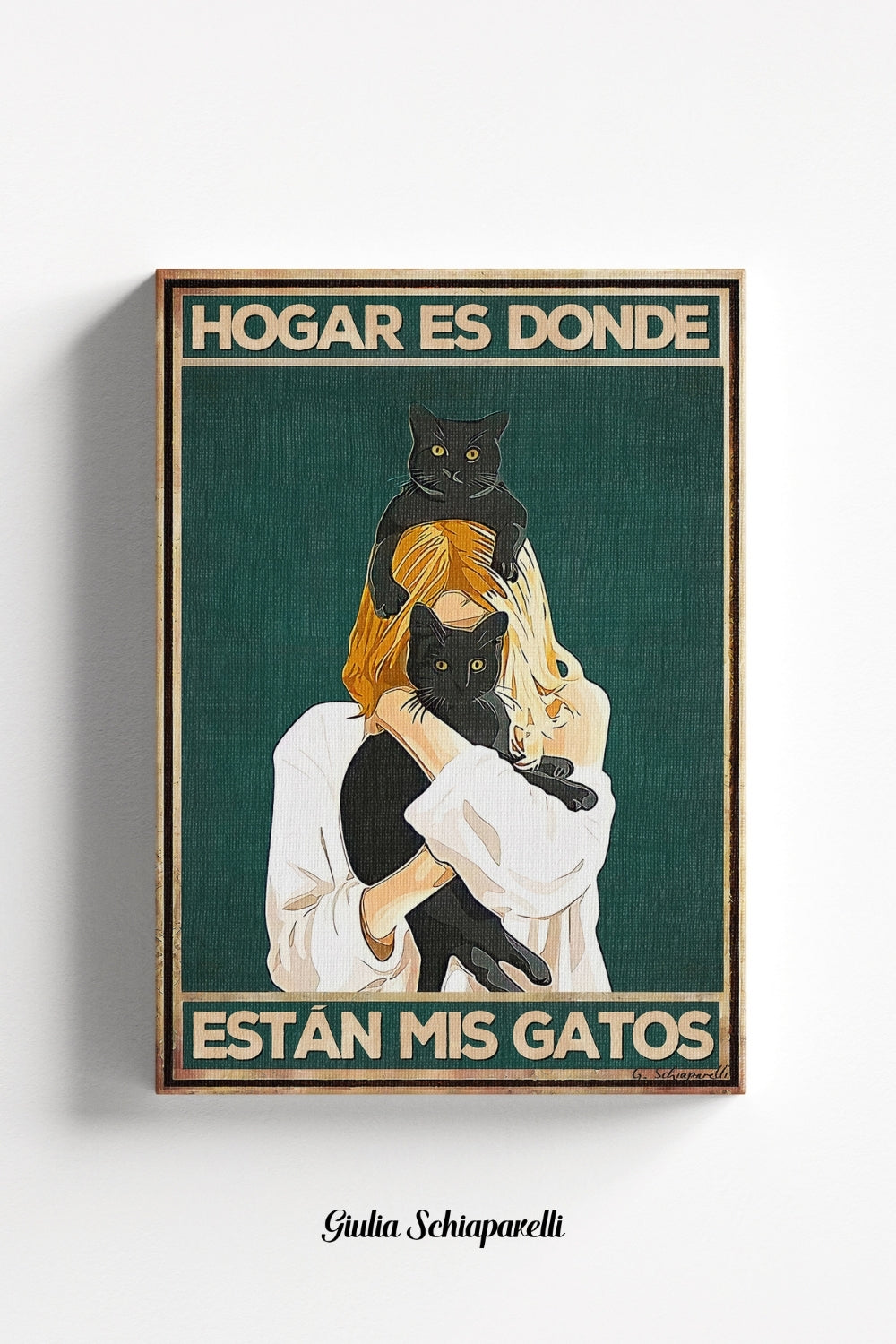 El hogar es donde están mis gatos 