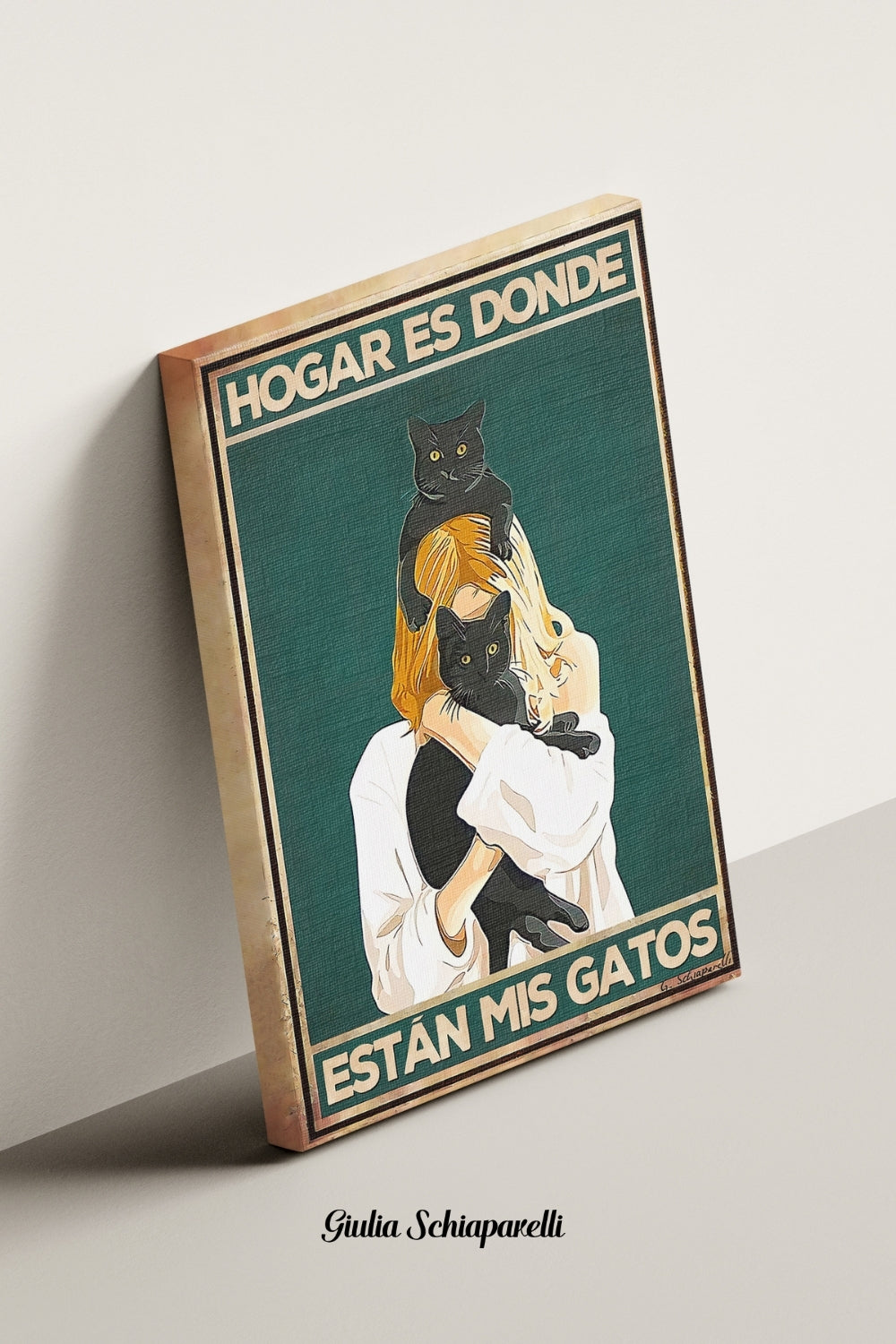 El hogar es donde están mis gatos 