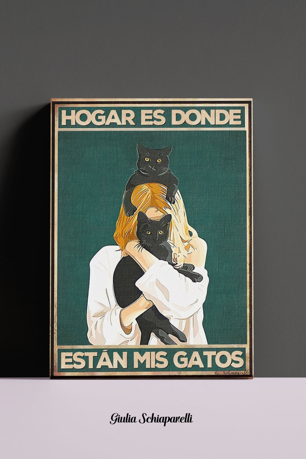 El hogar es donde están mis gatos 