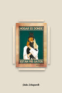 El hogar es donde están mis gatos 