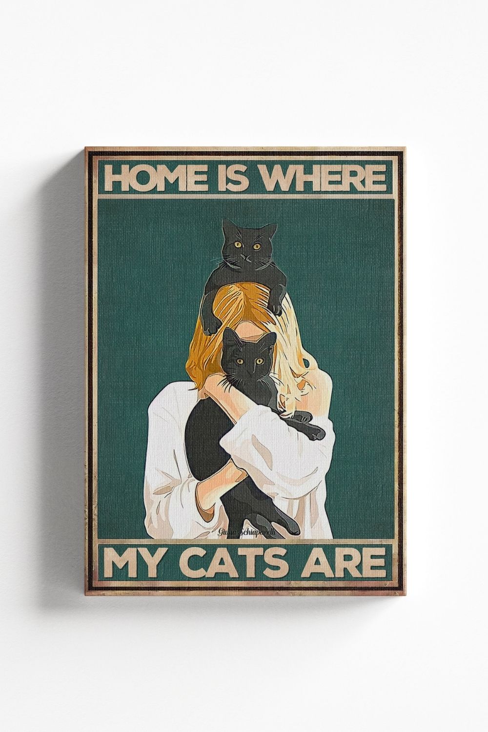 El hogar es donde están mis gatos 