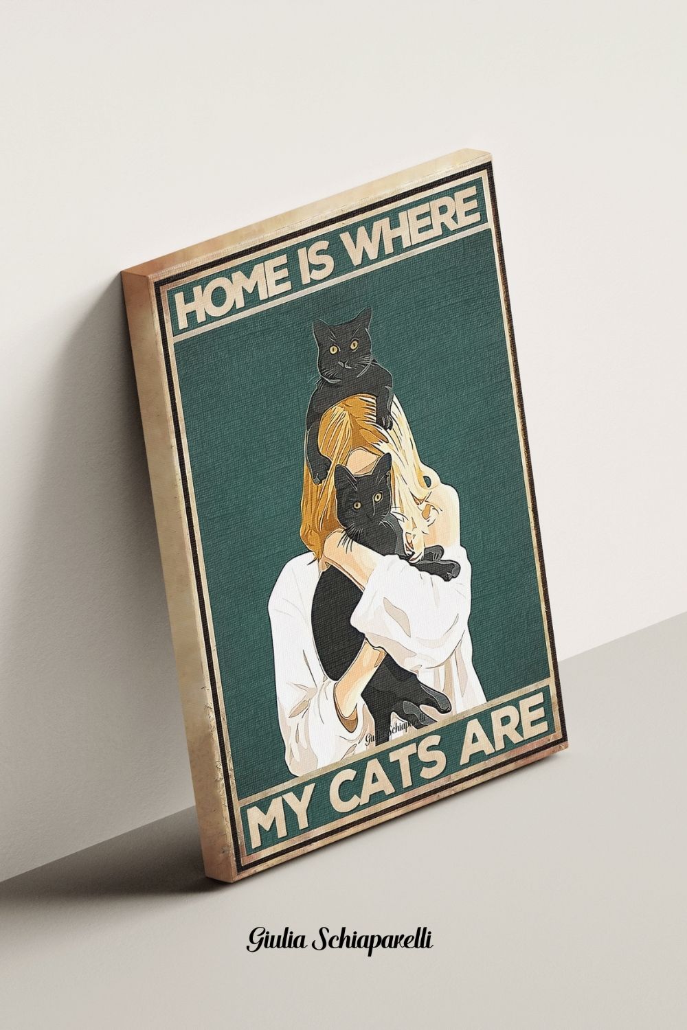 El hogar es donde están mis gatos 