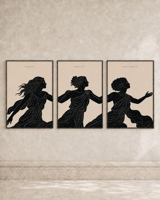 Triptych — Liberty, Equality, Fraternity 