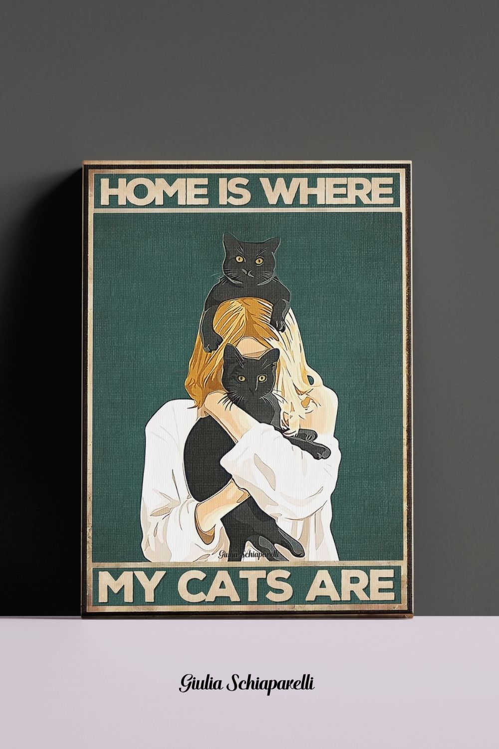 El hogar es donde están mis gatos 