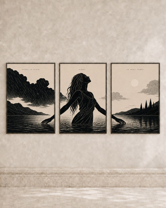 Triptych — After the rain comes the sunshine 