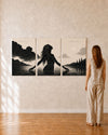 Triptych — After the rain comes the sunshine 