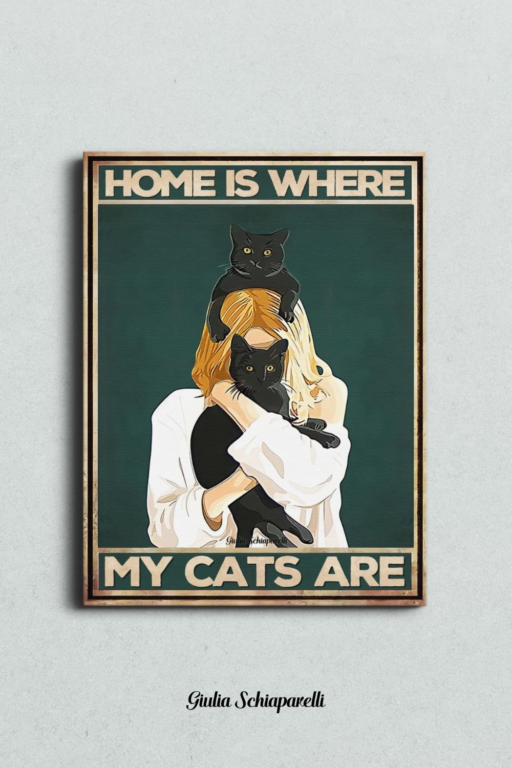El hogar es donde están mis gatos 