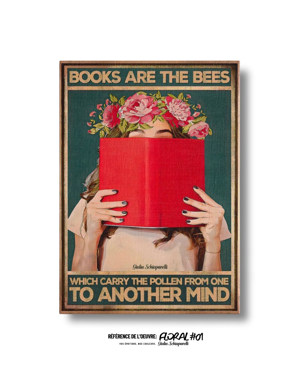 Los libros son las abejas que llevan el polen de una mente a otra 