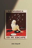 La música es mi escape 