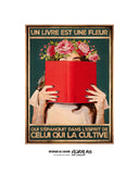 Un libro es una flor que florece en la mente de quien la cultiva 