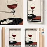 Easily distracted by music and wine — Atelier