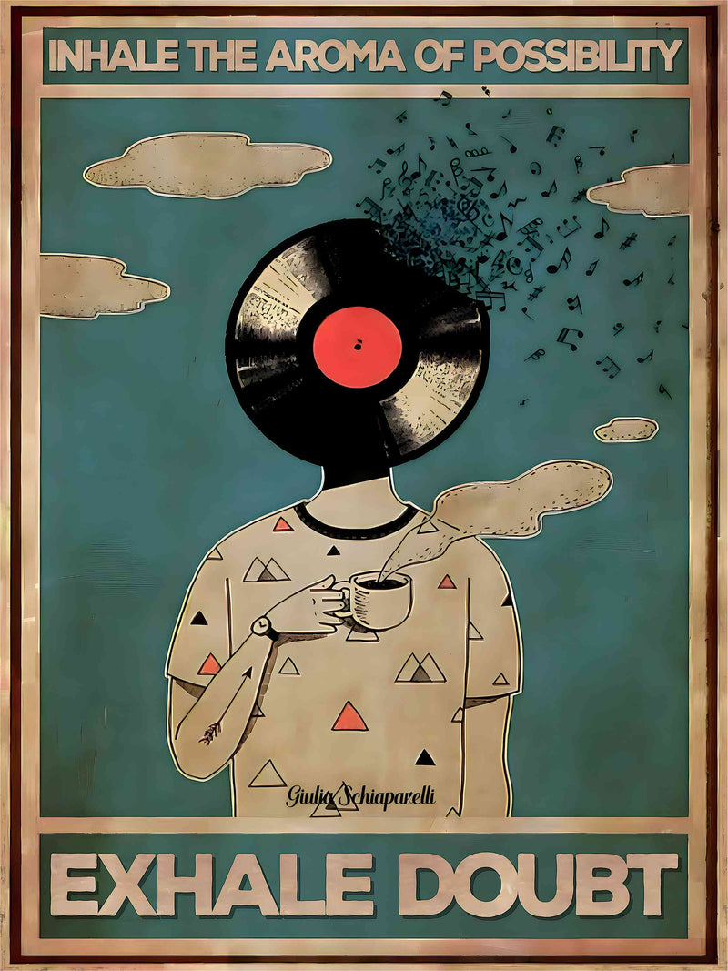 Atme das Aroma der Möglichkeiten ein, atme den Zweifel aus 