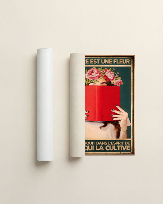 Ein Buch ist eine Blume, die im Geist dessen erblüht, der sie kultiviert. 