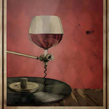 Easily distracted by music and wine