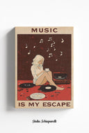 La música es mi escape 