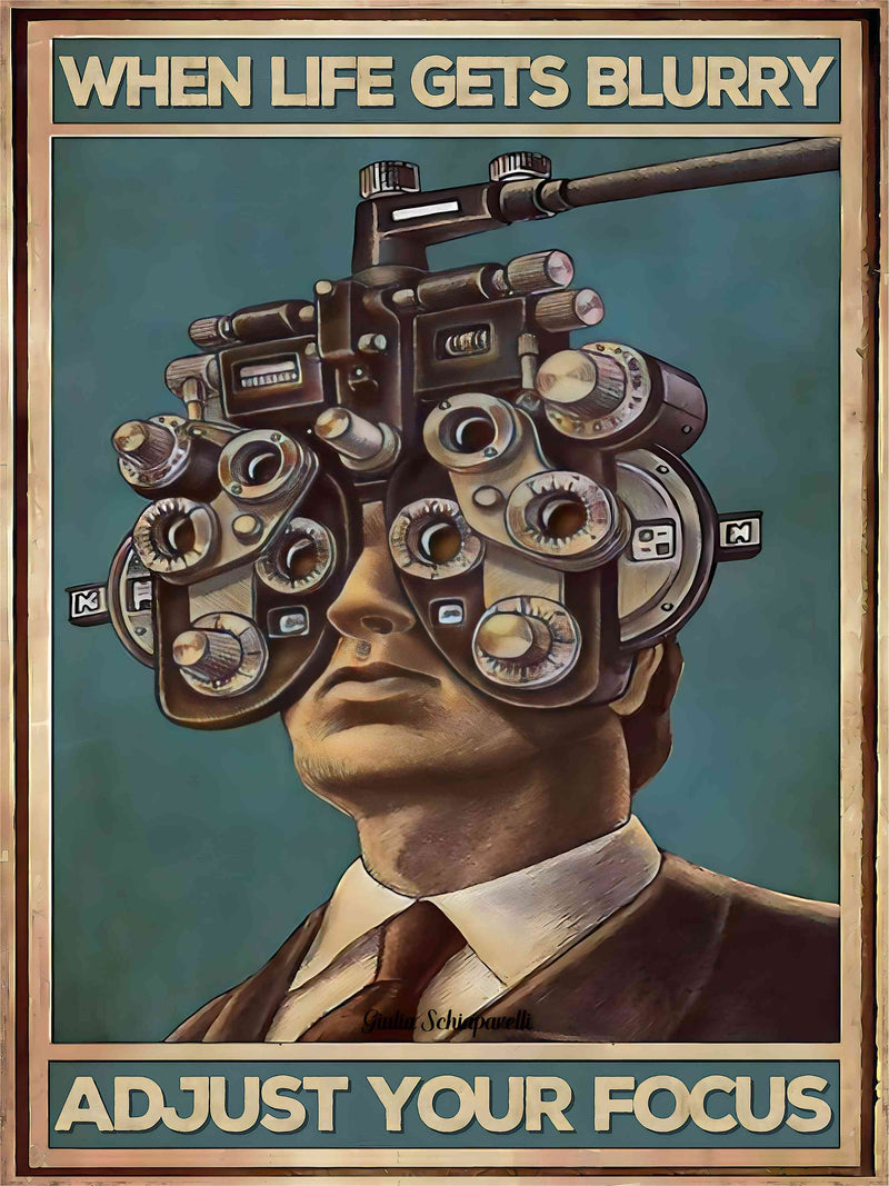 Wenn das Leben verschwommen wird, passe deinen Fokus an 