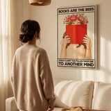 Books are the bees which carry the pollen from one to another mind — Crème & Sable