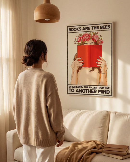 Books are the bees which carry the pollen from one to another mind