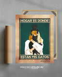 Hogar es donde están mis gatos 