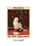 La música es mi escape 