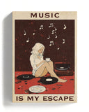 La música es mi escape 