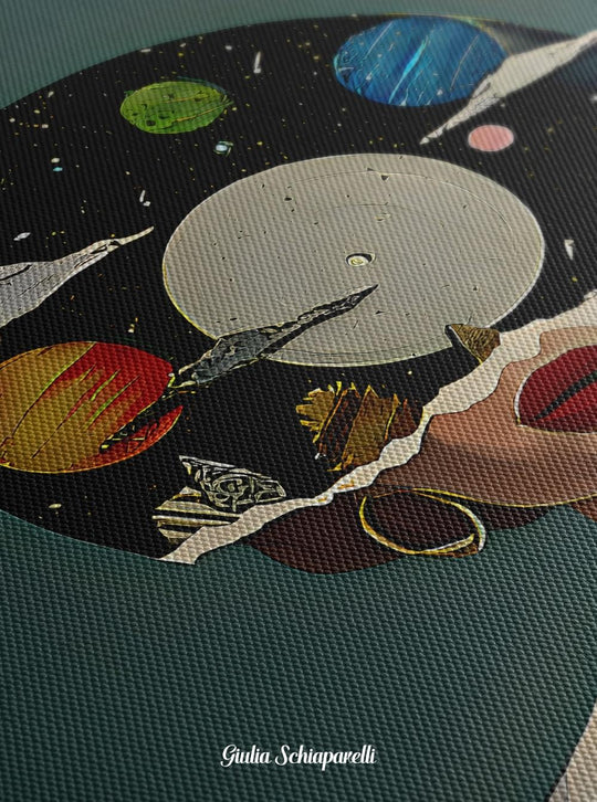 Toile - Die Welt ist einfach, wenn du das Universum anstrebst 