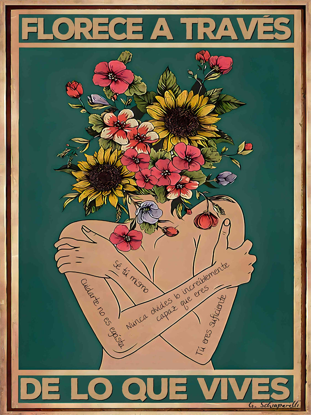 Bloom through what you live 