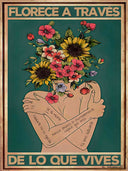 Florece a través de lo que vives 
