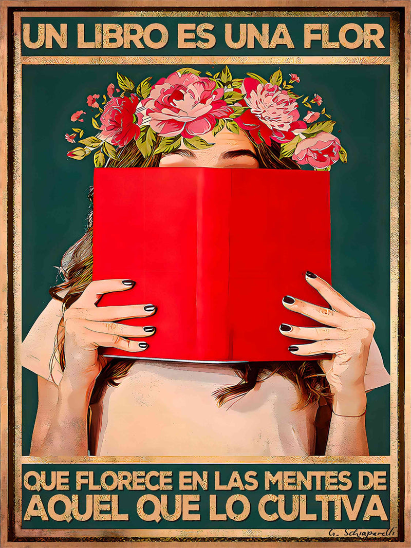 Ein Buch ist eine Blume, die aus den Gedanken dessen blüht, der es pflegt. 