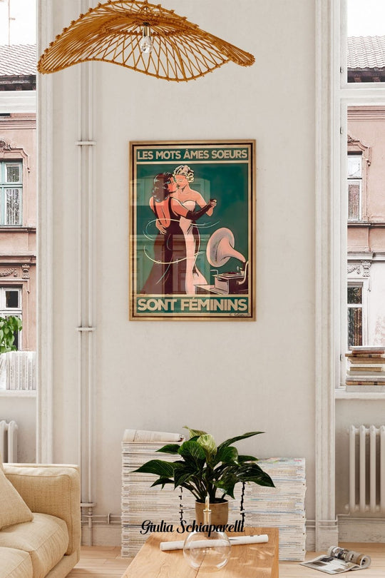 Die Worte Seelenverwandte sind feminin 