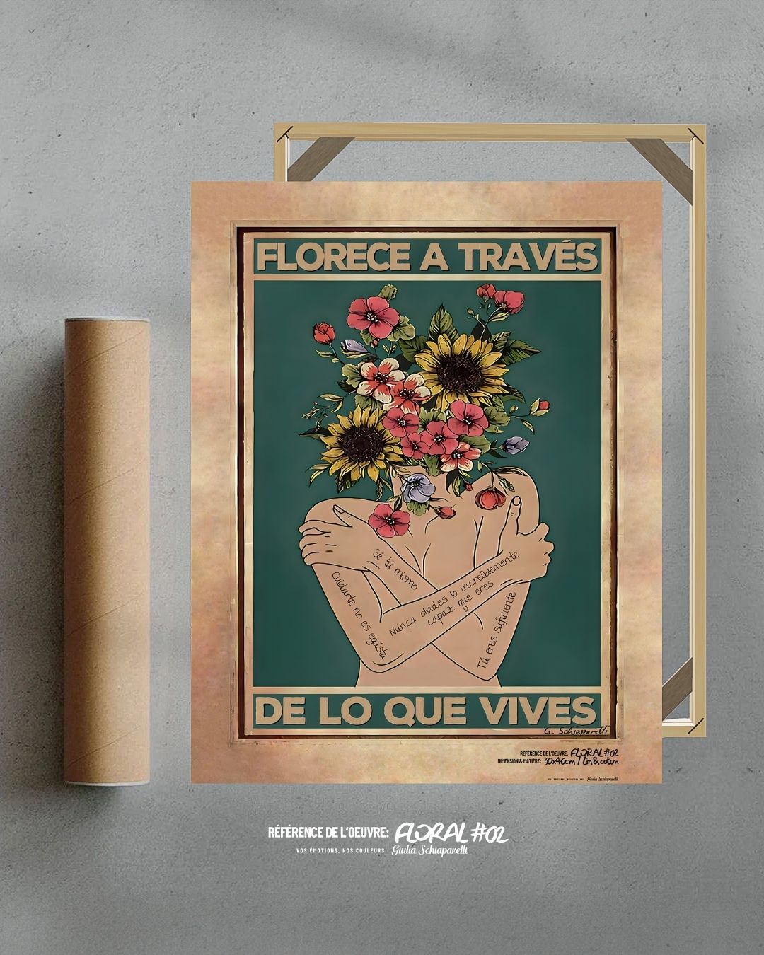 Bloom through what you live 