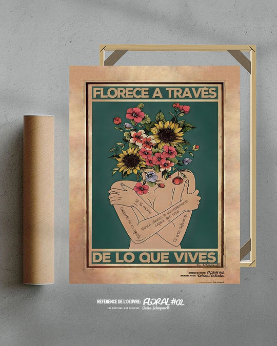 Bloom through what you live 