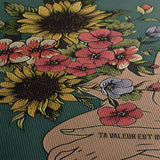 Canvas - Geen spiegels, ik zie het leven in bloemen 