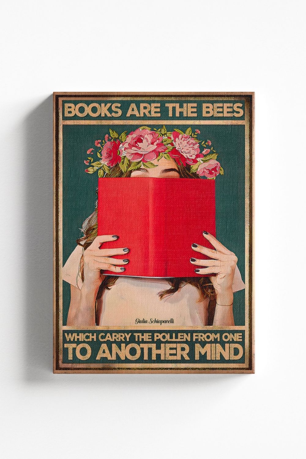 Los libros son las abejas que llevan el polen de una mente a otra 